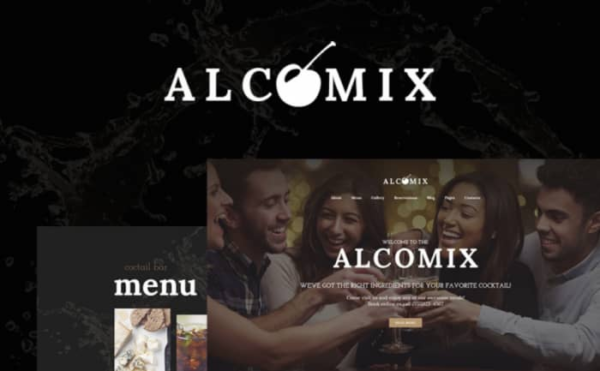 Alcomix – Cocktail Bar WordPress Theme  - Gpl Creators