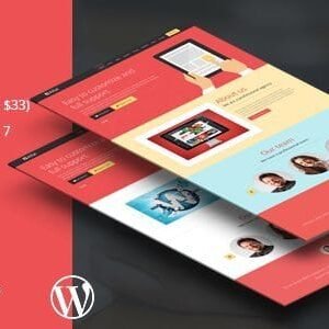 Alfat Super Flat Landing Page WordPress Theme 1.5 - Gpl Creators