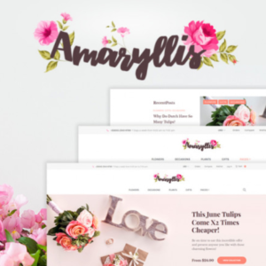 Amaryllis – Flower Shop WooCommerce Theme  - Gpl Creators