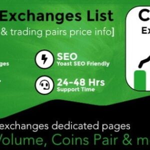 Cryptocurrency Exchanges List Pro Latest - Gpl Creators