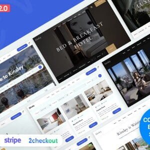 Kinsley - Hotel WordPress Theme Latest - Gpl Creators
