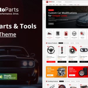 AutoParts - Auto Spare Parts & Car Accessories Store Shopify Theme