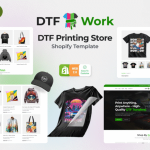 DTF Printing - Multipurpose Printing Store Shopify 2.0 Responsive Theme