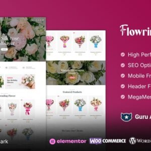 Flowrin - Flower Shop and Florist WooCommerce Theme