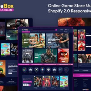 Gamebox - Online Game Store Multipurpose Shopify 2.0 Responsive Theme