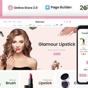 Glamour Cosmetics Store Shopify Theme