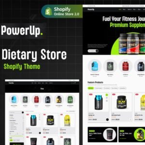 Powerup - Gym & Fitness Supplements Shopify Theme