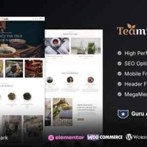 TeaMilk - Tea, Coffee and Herbal Nutrition Store WooCommerce WordPress Theme