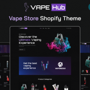 Vapehub Store - Vape, Tobacco and Electronic Cigarettes Store Shopify Theme