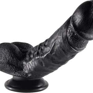Silicone Realistic Dildo, Lifelike Penis with Powerful Suction Cups for Hands-Free Play, Clitoral Vagina G-spot Stimulation Cock Anal Sex Toys for... | DarazX